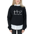 Faith Hope Love Trendy Sweatshirt